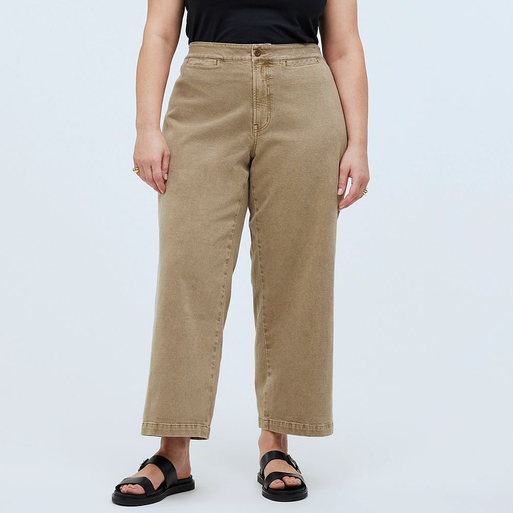 Curvy Emmett Wide-Leg Crop Pant