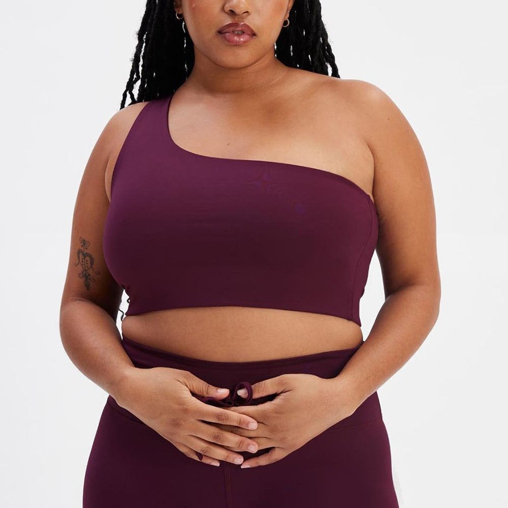 Plum Bianca One Shoulder Bra