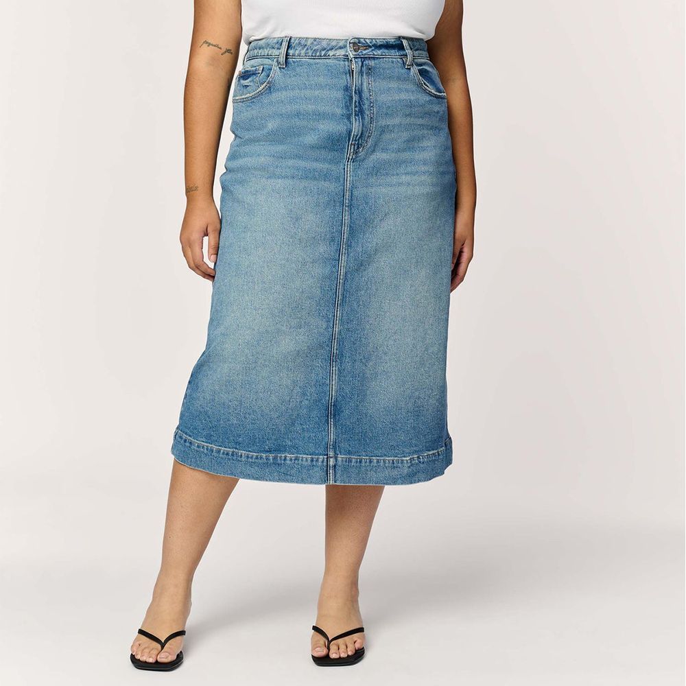 LIN Plus- Jean Skirt 