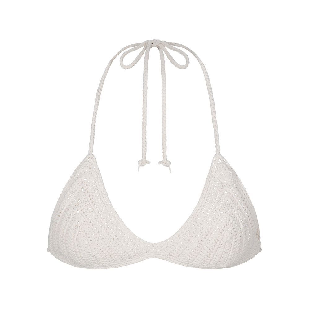 Crochet Swim Triangle Bikini Top 