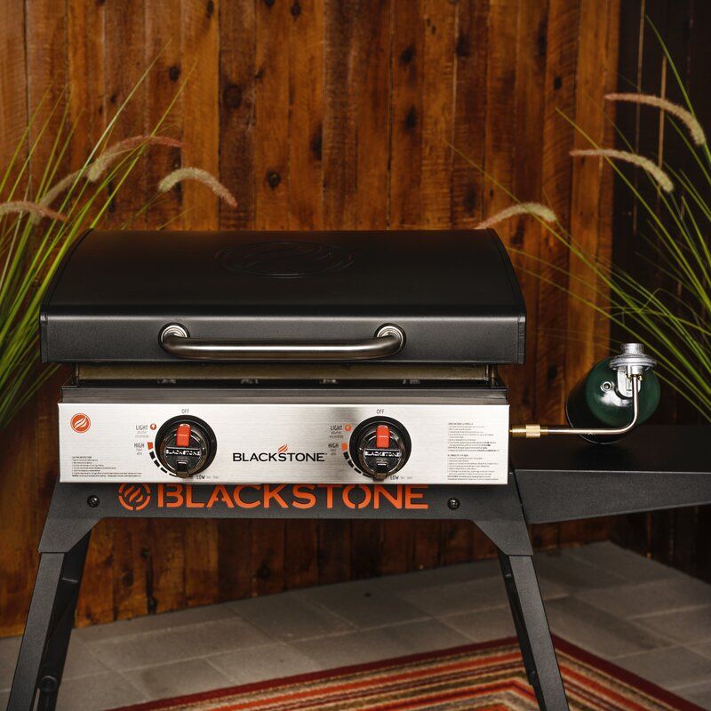 2-Burner 22" Tabletop Propane Griddle