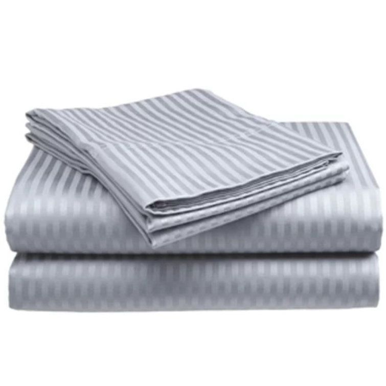 400 Thread Count Striped Sateen Sheet Set