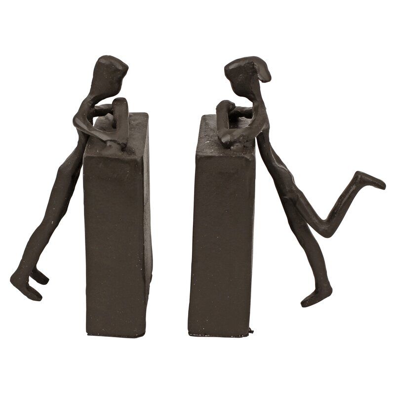 Over the Bookshelf Cast Iron Bookends