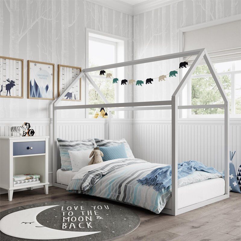 Skyler Metal Montessori House Bed