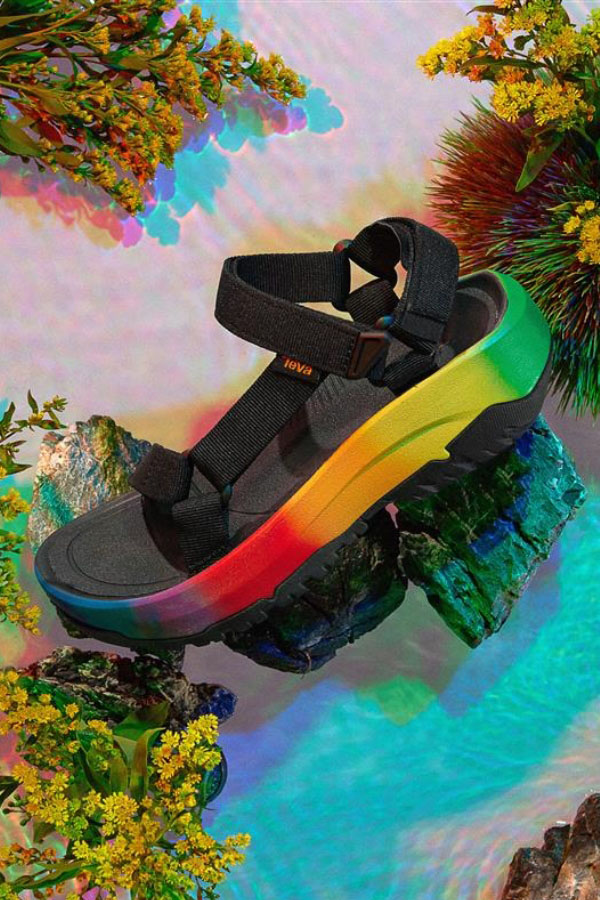 teva pride 2024 sandals collection, lgbtq company donations