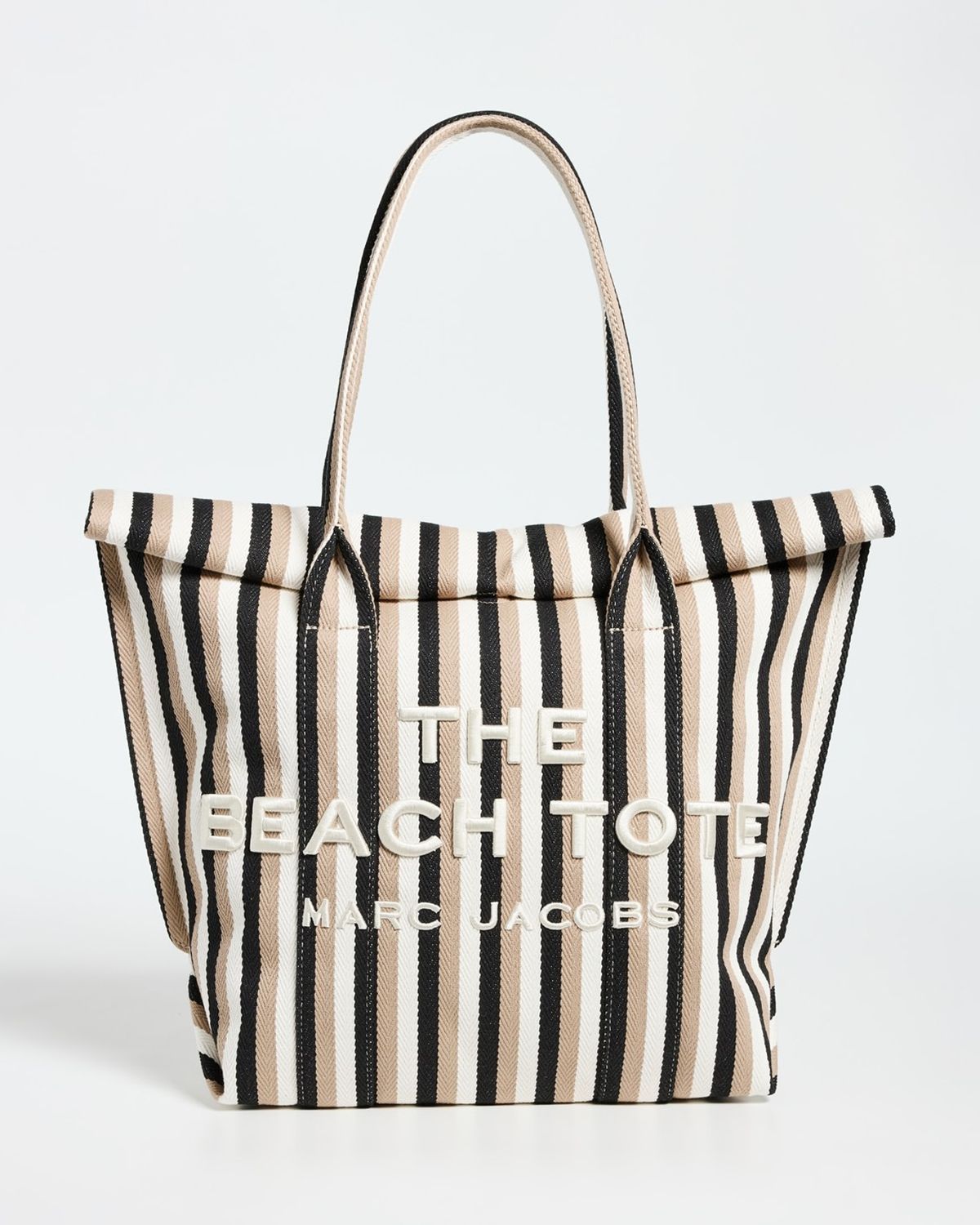 The Striped Jacquard Beach Tote Bag