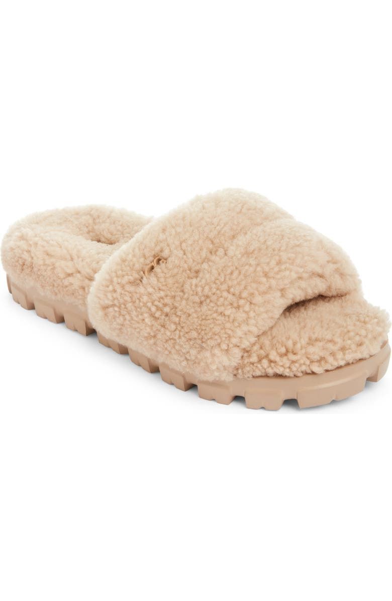 Cozetta Curly Genuine Shearling Slide Slipper