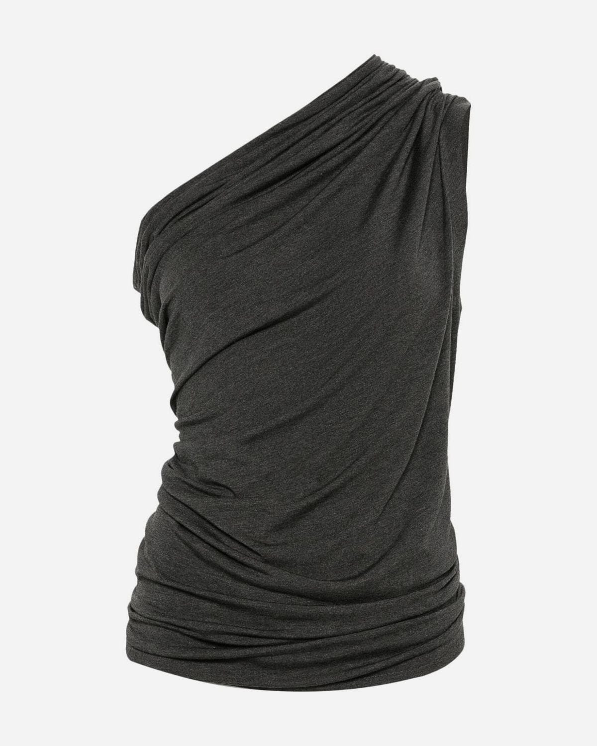 Lazy Diana Asymmetrical Draped Top