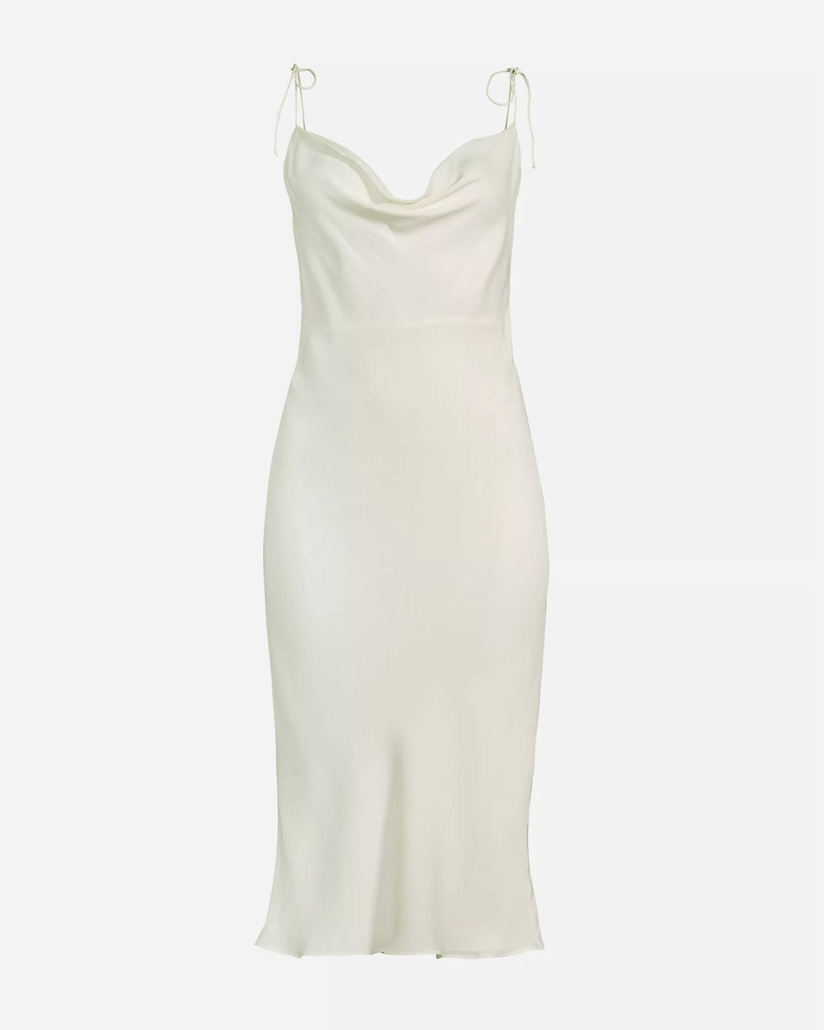 Cowl-Neck Slip Dress