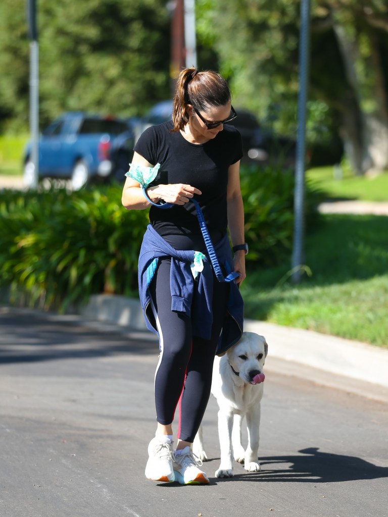 Jennifer Garner Laces Up Her Favorite Brooks Glycerin 21 Sneakers While Taking a Walk in Los Angeles