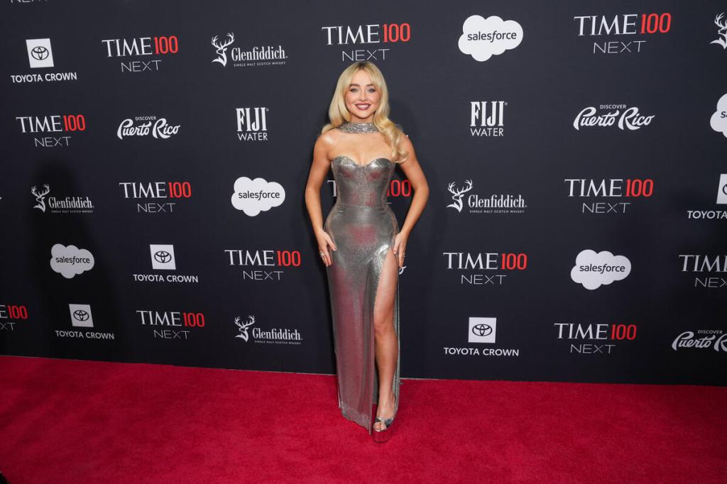 Sabrina Carpenter at TIME100 Next held at Current at Pier 59 on October 09, 2024 in New York, New York.