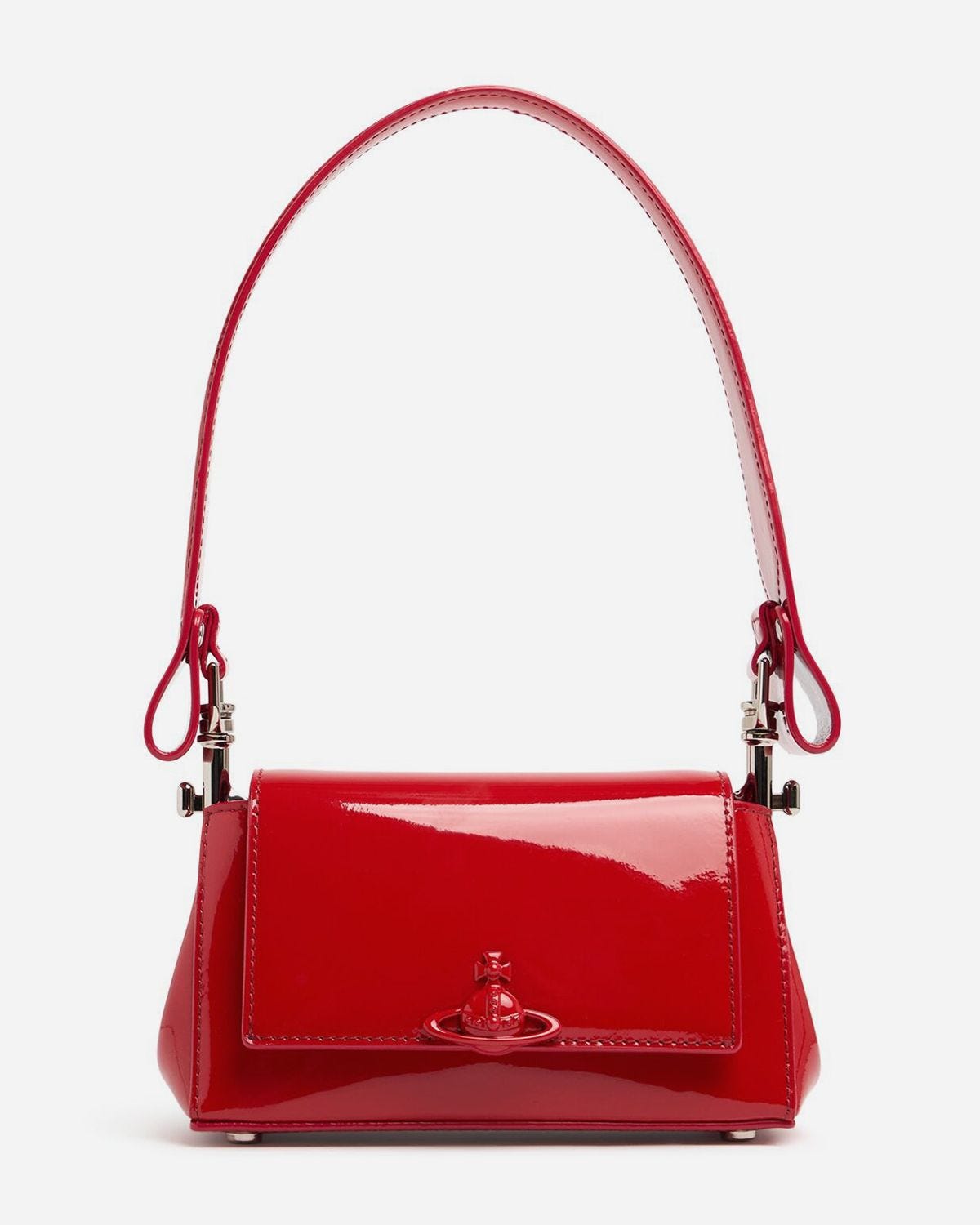 Small Hazel Patent Leather Bag