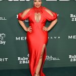 Ashanti Goes Girly in Dainty Red Bow-Adorned Satin Sandals at Baby2Baby Gala 2024 With Husband Nelly