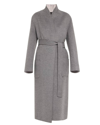 Cashmere and Wool Belted Caban Coat