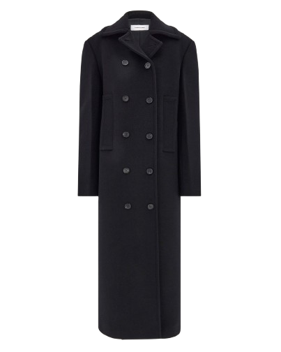 Cashmere Blend Double Breasted Coat