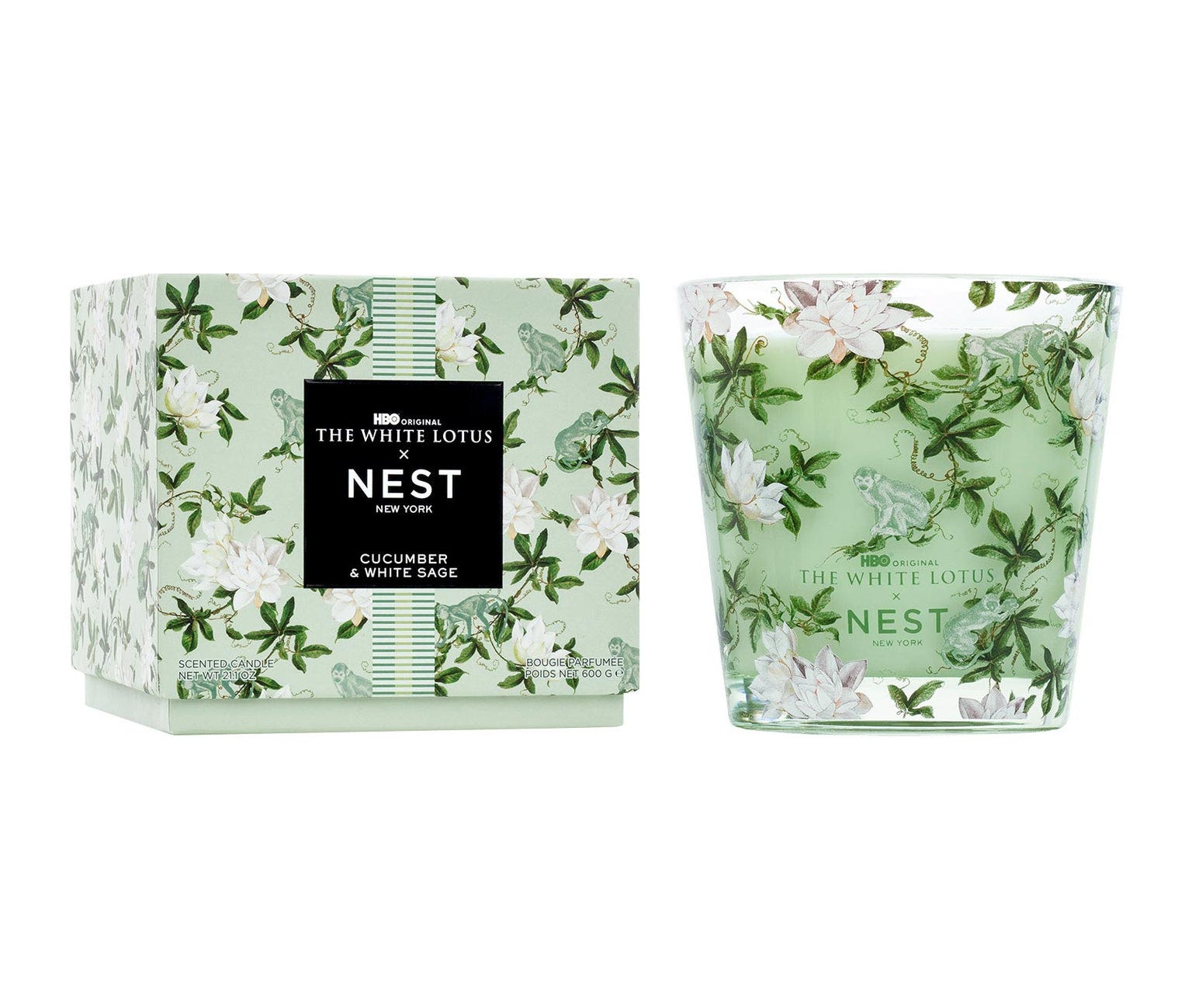 Cucumber & White Sage Decorative 3-Wick Candle