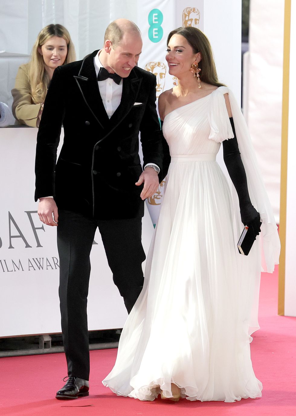 the prince and princess of wales attend the ee bafta film awards 2023