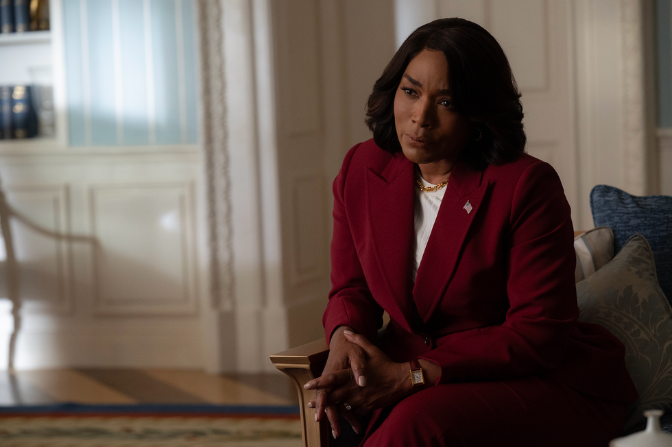 angela bassett as president mitchell in episode 101 of zero day