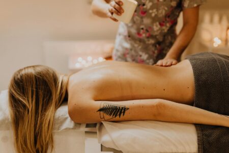 Professional spa treatment room with aesthetic equipment and calming ambiance