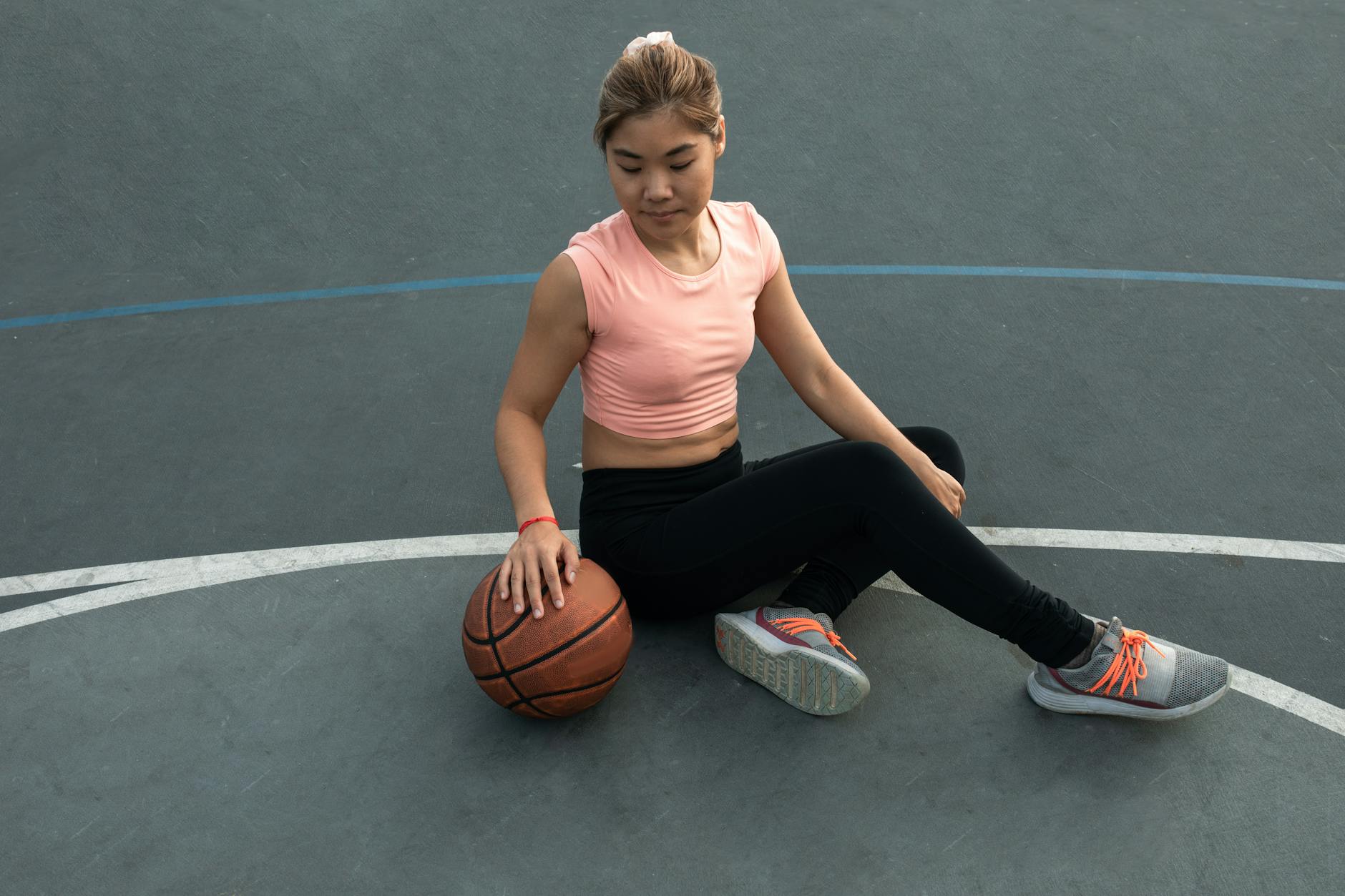 Stylish athletic clothing displayed in a modern retail setting