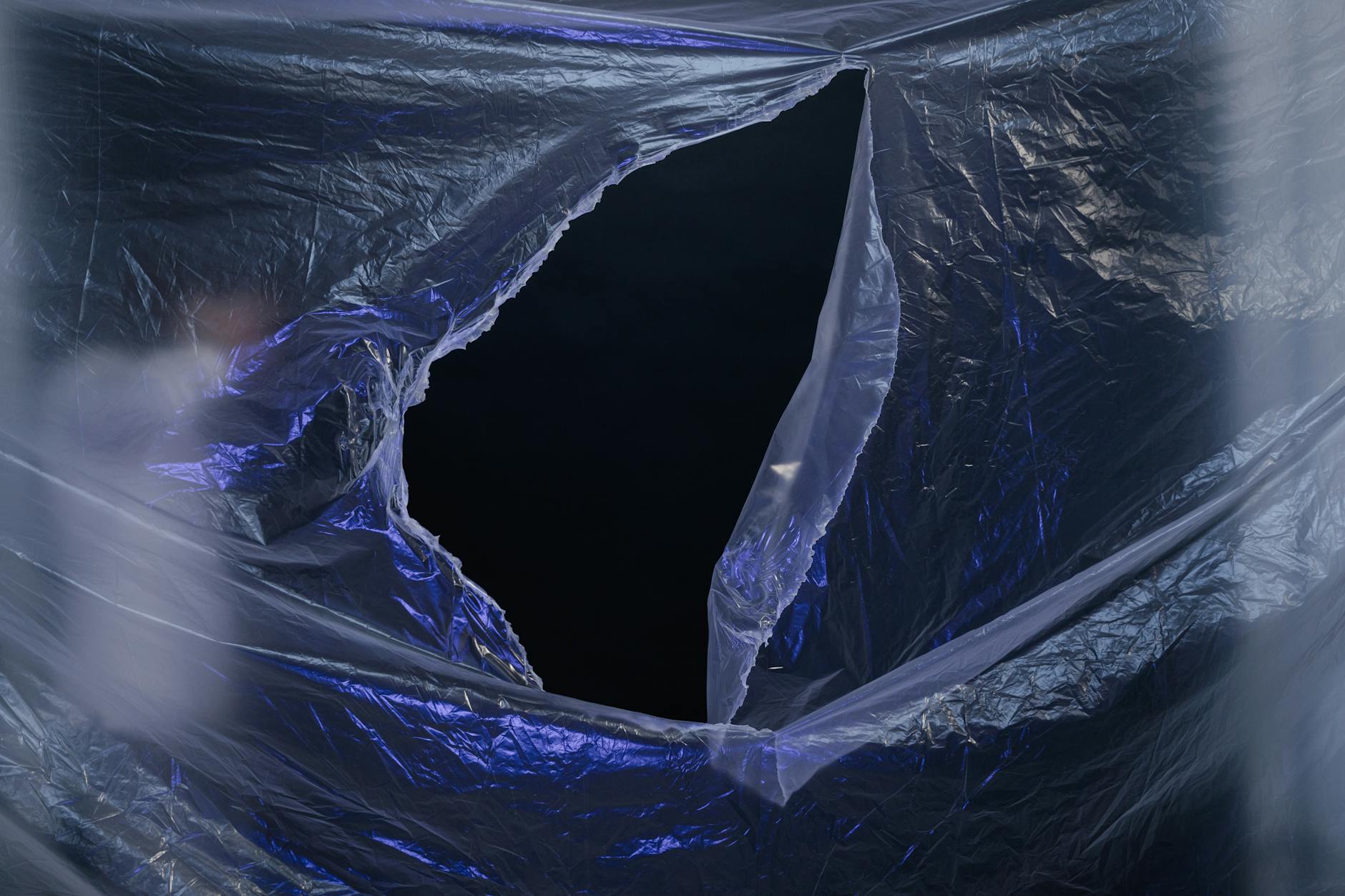 Close-up of reflective safety tape and high-visibility materials used in protective equipment and fashion