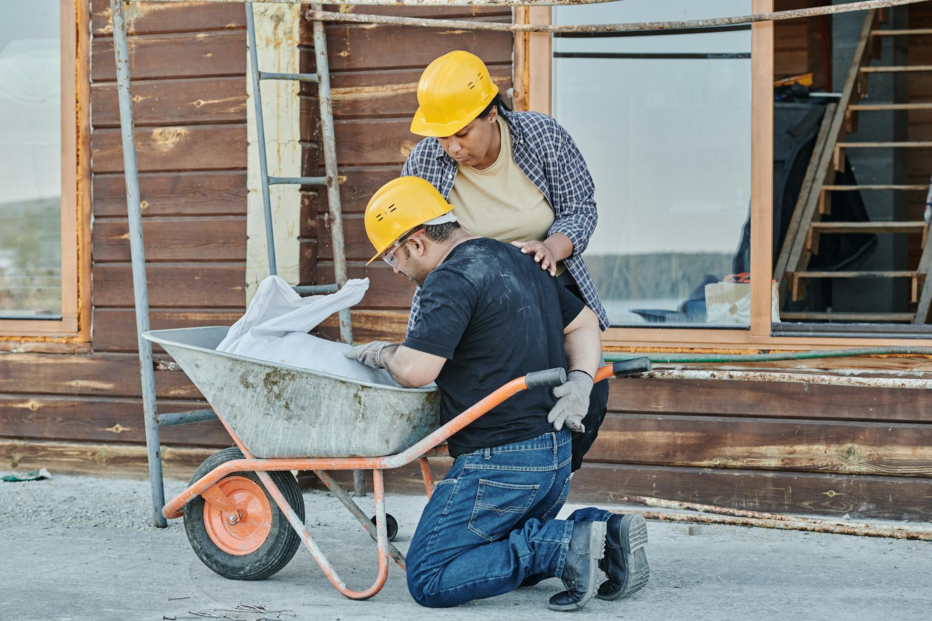 Professional construction tools and utility belt showing functional organization and durability