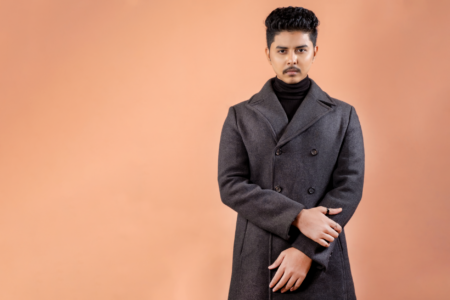 Eton College Tails Coat Collar Felt Is Quietly Backing Structured Neckline Bands Close-up of a structured formal coat collar with a sharp, stiffened upper edge